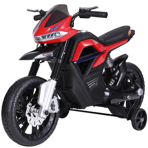 Rootz Children's electric motorcycle - Red - Plastic, Metal - 41.33 cm x 23.62 cm x 24.52 cm