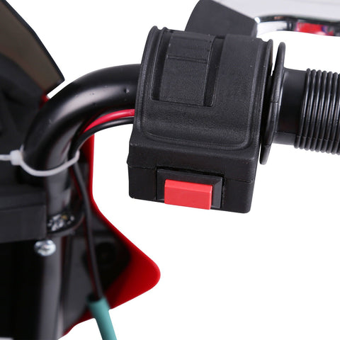 Rootz Children's electric motorcycle - Red - Plastic, Metal - 41.33 cm x 23.62 cm x 24.52 cm