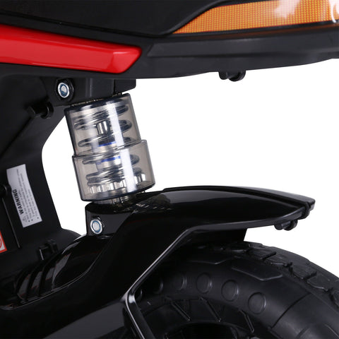 Rootz Children's electric motorcycle - Red - Plastic, Metal - 41.33 cm x 23.62 cm x 24.52 cm