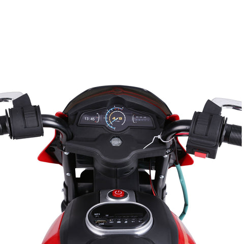 Rootz Children's electric motorcycle - Red - Plastic, Metal - 41.33 cm x 23.62 cm x 24.52 cm