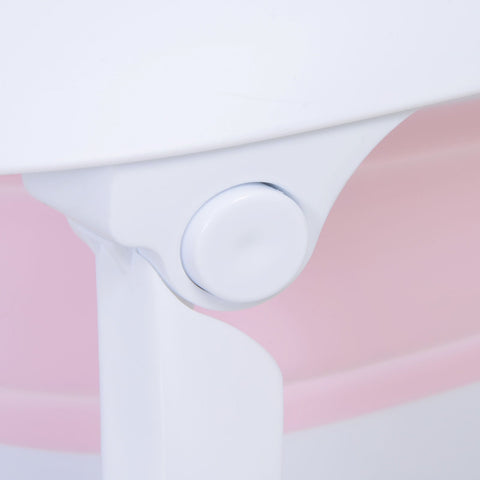 Rootz Badkuip voor Baby's - Roze - Kunststof, Rubber - 31,49 cm x 18,89 cm x 8,26 cm