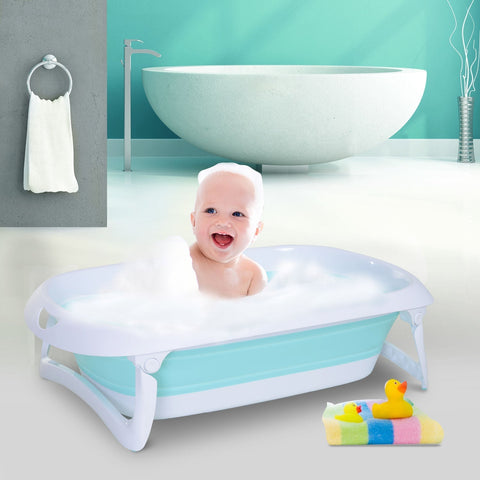 Rootz Badewanne für Babys – Grün – Kunststoff, Gummi – 31,49 cm x 18,89 cm x 8,26 cm