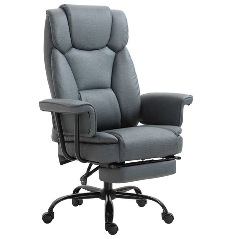 Rootz Executive Chair - Grijs - Staal, Mdf, Foam - 26,77 cm x 31,5 cm x 49,6 cm