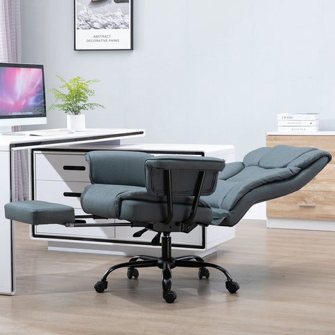 Rootz Executive Chair - Grijs - Staal, Mdf, Foam - 26,77 cm x 31,5 cm x 49,6 cm