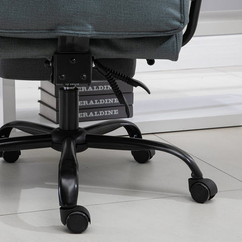 Rootz Executive Chair - Grijs - Staal, Mdf, Foam - 26,77 cm x 31,5 cm x 49,6 cm