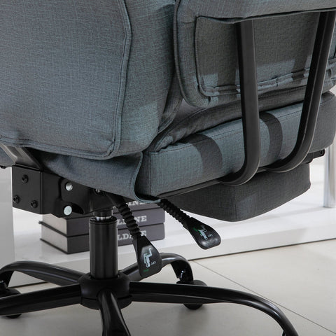 Rootz Executive Chair - Grijs - Staal, Mdf, Foam - 26,77 cm x 31,5 cm x 49,6 cm