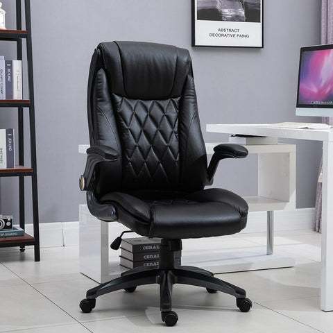 Rootz Executive Chair - Black - Foam, Plastic, Mdf - 27.36 cm x 29.92 cm x 47.64 cm