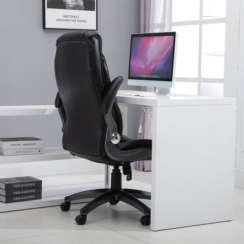 Rootz Executive Chair - Black - Foam, Plastic, Mdf - 27.36 cm x 29.92 cm x 47.64 cm