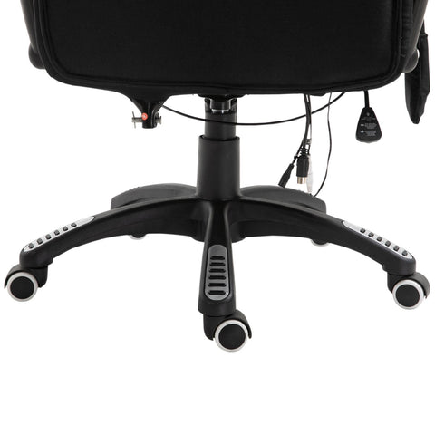 Rootz Executive Chair - Black - Linen, Foam, Nylon - 26.38 cm x 26.38 cm x 49.6 cm