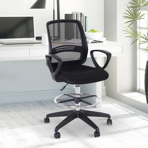 Rootz Executive Chair - Black - Mesh, Plastic, Metal - 23.42 cm x 23.62 cm x 49.61 cm