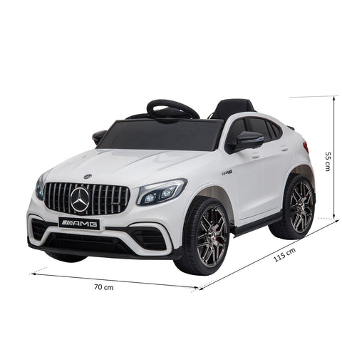 Rootz Children's Car Electric - White - Pp, Metal - 45.27 cm x 27.56 cm x 21.65 cm