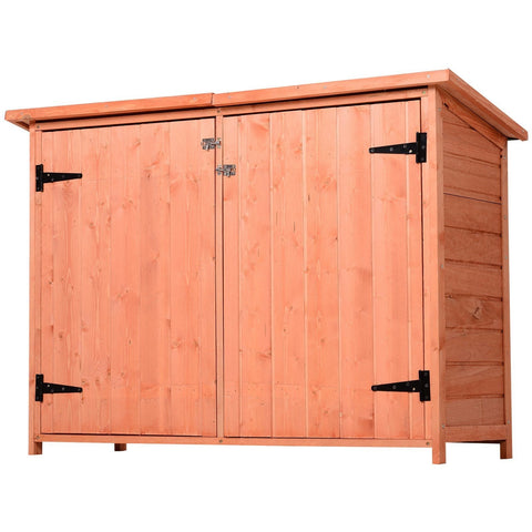 Rootz Garden Shed With Planks - Natural - Spruce, Wood - 50.39 cm x 19.68 cm x 35.43 cm