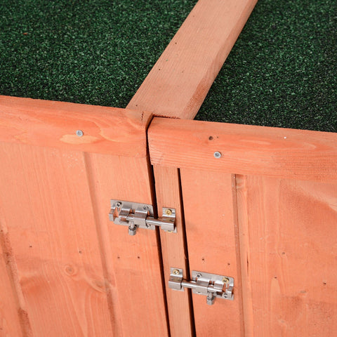 Rootz Garden Shed With Planks - Natural - Spruce, Wood - 50.39 cm x 19.68 cm x 35.43 cm