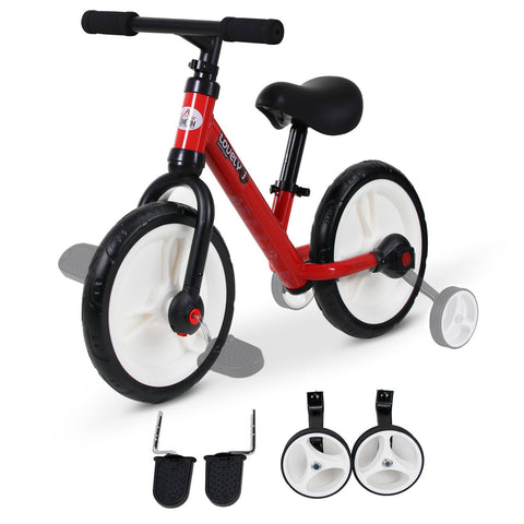 Rootz Children's Balance Bike - Red - Pp, Metal, Eva - 33.46 cm x 14.17 cm x 21.25 cm