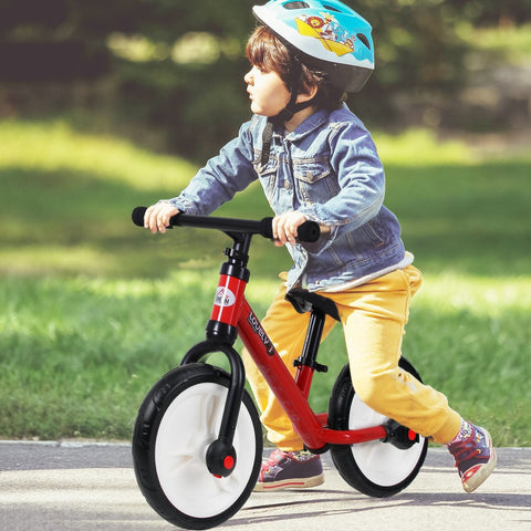 Rootz Children's Balance Bike - Red - Pp, Metal, Eva - 33.46 cm x 14.17 cm x 21.25 cm