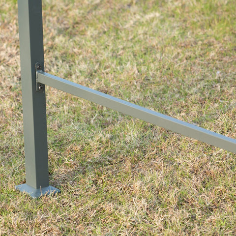 Rootz Grill Pavilion BBQ - Black, Gray - Metal, Polyester - 85.82 cm x 54.33 cm x 85.04 cm