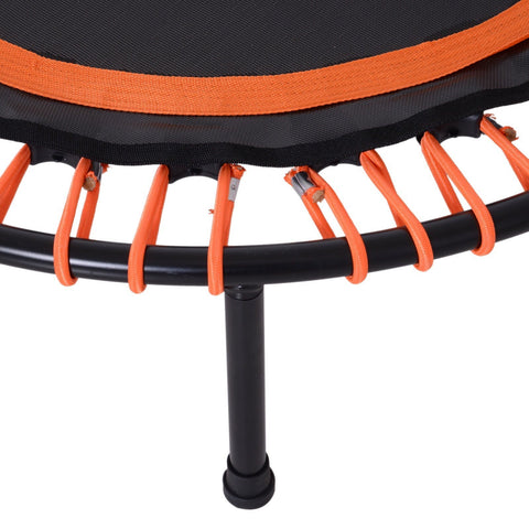 Rootz Trampoline Garden - Black, Orange - Steel, Pp - 40 cm x 40 cm x 9.84 cm
