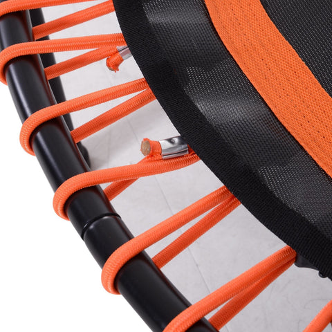 Rootz Trampoline Garden - Black, Orange - Steel, Pp - 40 cm x 40 cm x 9.84 cm