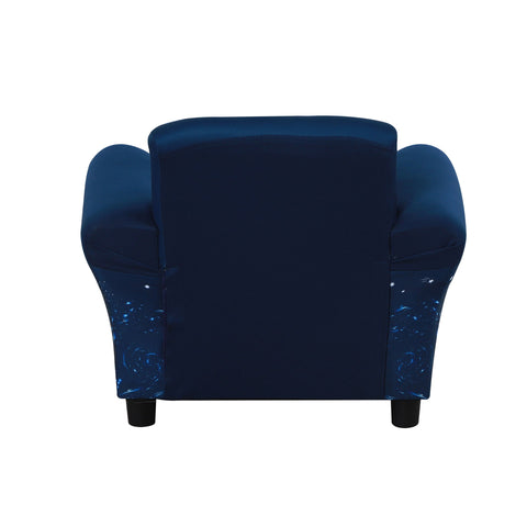 Rootz Kindersofa – Blau – Polyester, Holz, Schaumstoff – 23,42 cm x 16,92 cm x 18,3 cm