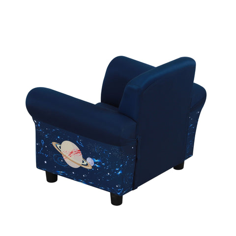 Rootz Kindersofa – Blau – Polyester, Holz, Schaumstoff – 23,42 cm x 16,92 cm x 18,3 cm