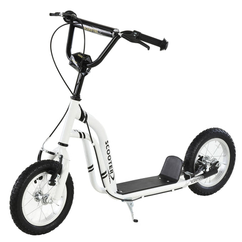 Rootz Scooter Kids - White - Steel, Aluminium, Rubber - 47.24 cm x 22.83 cm x 33.46 cm