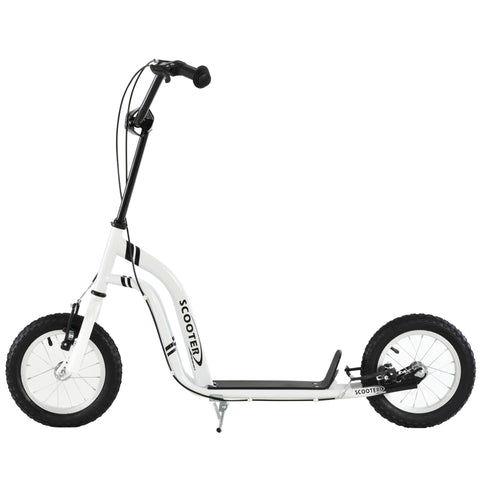 Rootz Scooter Kids - White - Steel, Aluminium, Rubber - 47.24 cm x 22.83 cm x 33.46 cm