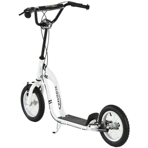 Rootz Scooter Kids - White - Steel, Aluminium, Rubber - 47.24 cm x 22.83 cm x 33.46 cm