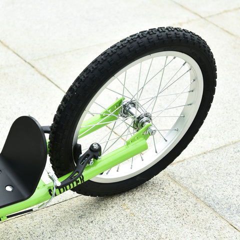 Rootz Scooter Children - Green - Steel, Aluminium, Rubber - 54.72 cm x 22.83 cm x 37.79 cm