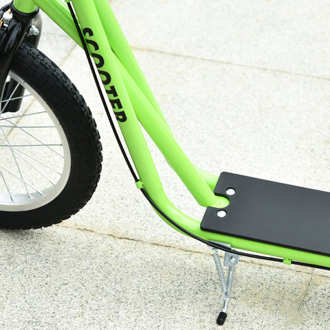 Rootz Scooter Children - Green - Steel, Aluminium, Rubber - 54.72 cm x 22.83 cm x 37.79 cm