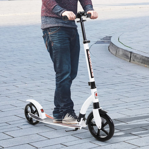 Rootz Kinderscooter – Weiß – Aluminium, PP, Pu – 36,41 cm x 14,76 cm x 34,25 cm