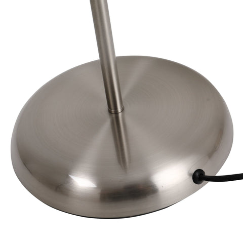 Rootz Floor lamp - Silver, White - Steel, Plastic - 13.77 cm x 13.77 cm x 70.86 cm