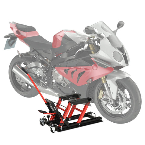 Rootz Motorcycle Jac - Black, Red - Steel, Rubber - 43.3 cm x 14.17 cm x 26.37 cm