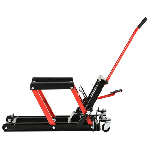 Rootz Motorcycle Jac - Black, Red - Steel, Rubber - 43.3 cm x 14.17 cm x 26.37 cm