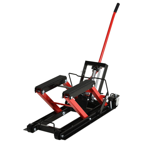 Rootz Motorcycle Jac - Black, Red - Steel, Rubber - 43.3 cm x 14.17 cm x 26.37 cm