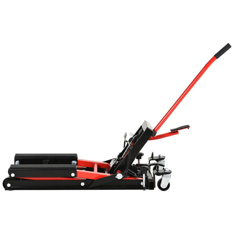 Rootz Motorcycle Jac - Black, Red - Steel, Rubber - 43.3 cm x 14.17 cm x 26.37 cm