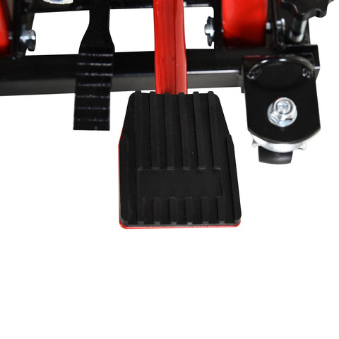 Rootz Motorcycle Jac - Black, Red - Steel, Rubber - 43.3 cm x 14.17 cm x 26.37 cm