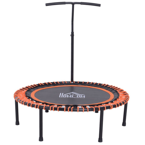 Rootz Trampoline Fitness - Black, Orange - Steel, Pp, Eva - 45 cm x 45 cm x 54.33 cm