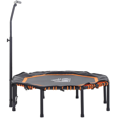 Rootz Trampolin Fitness – Orange, Schwarz – Stahl, PP, Eva – 48,03 cm x 48,03 cm x 48,03 cm