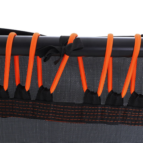 Rootz Trampolin Fitness – Orange, Schwarz – Stahl, PP, Eva – 48,03 cm x 48,03 cm x 48,03 cm