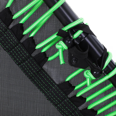 Rootz Trampoline Fitness - Green, Black - Steel, Pp, Eva - 48.03 cm x 48.03 cm x 48.03 cm