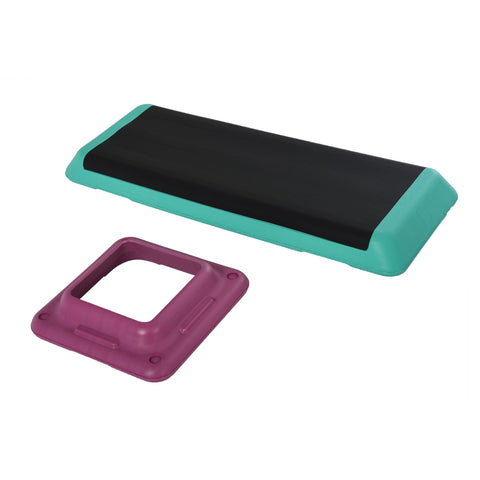 Rootz Step Board - Zwart, Groen, Paars - Pvc, Pp - 43.3cm x 15.74cm x 7.87cm