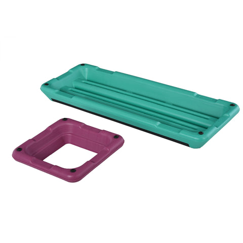 Rootz Step Board - Zwart, Groen, Paars - Pvc, Pp - 43.3cm x 15.74cm x 7.87cm