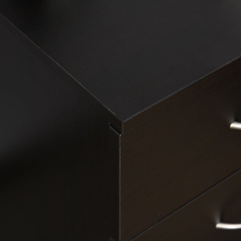 Rootz Nachtkastje Met 3 Laden - Zwart - Spaanplaat - 15.74 cm x 13.77 cm x 22.83 cm