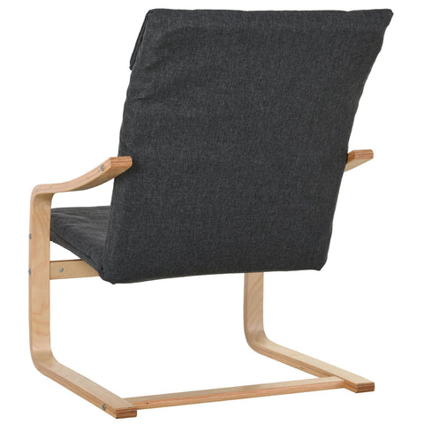Rootz Relax Chair Fauteuil - Grijs - Linnen, Eucalyptus, Spons - 25,59 cm x 27,16 cm x 38,58 cm