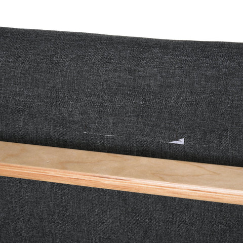 Rootz Relax Chair Fauteuil - Grijs - Linnen, Eucalyptus, Spons - 25,59 cm x 27,16 cm x 38,58 cm