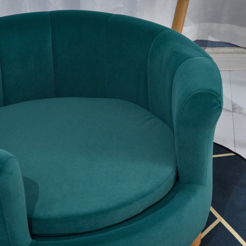 Rootz Dog Sofa - Green - Sponge, Velvet, Birch Wood - 25.59 cm x 25.19 cm x 14.56 cm