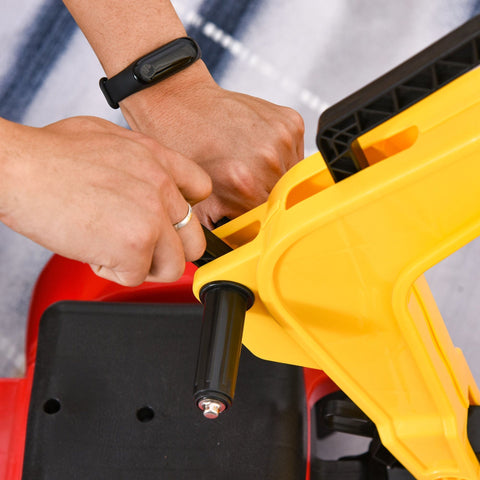 Rootz Trapauto met Font Charger - Rood - Staal, Kunststof - 70,47 cm x 16,53 cm x 23,22 cm