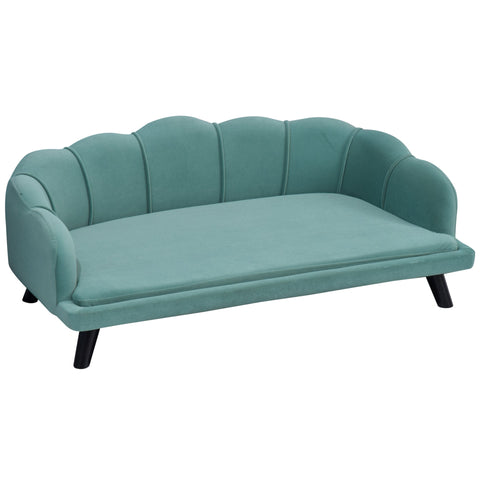 Rootz Hondensofa Met Rugleuning - Groen - Foam - 38.77 cm x 23.81 cm x 13.97 cm