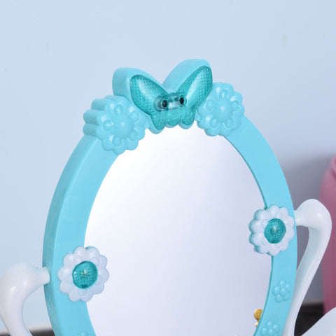 Rootz Children's Dressing Table - Blue - Plastic - 19.48 cm x 9.25 cm x 27.36 cm