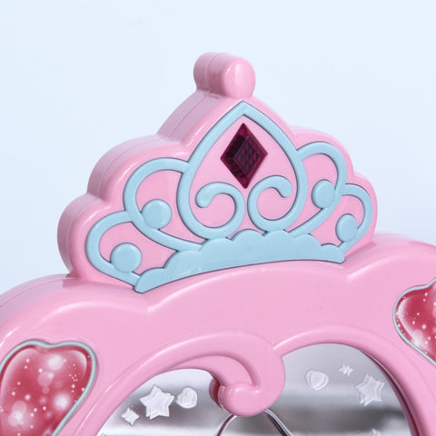 Rootz Kinder Kaptafel 2-Set - Roze, Wit - Pp - 17.32 cm x 11.02 cm x 26.37 cm